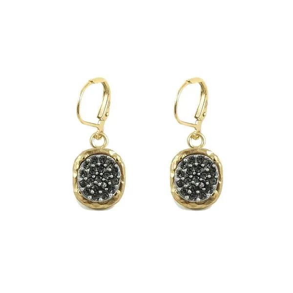 TAT2 Pave Crystal Earrings Meigs Jewelry Tahlequah, OK