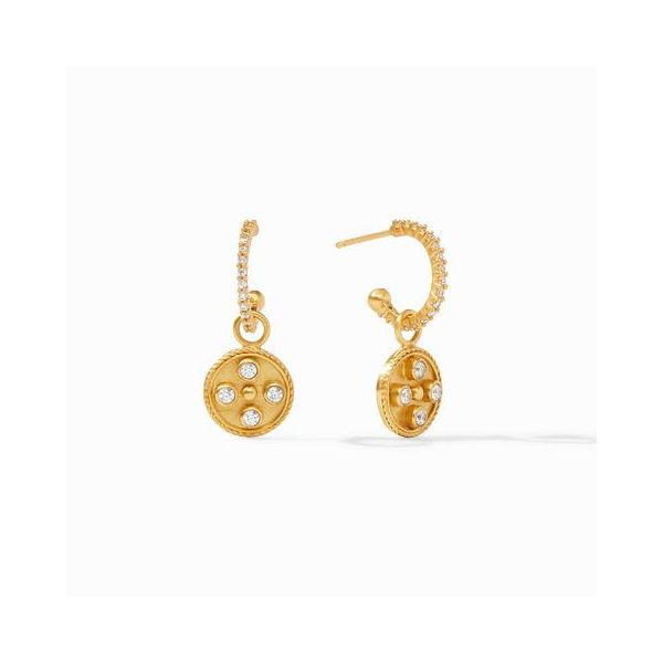 Julie Vos Paris Hoop & Charm Crystal Earrings Meigs Jewelry Tahlequah, OK