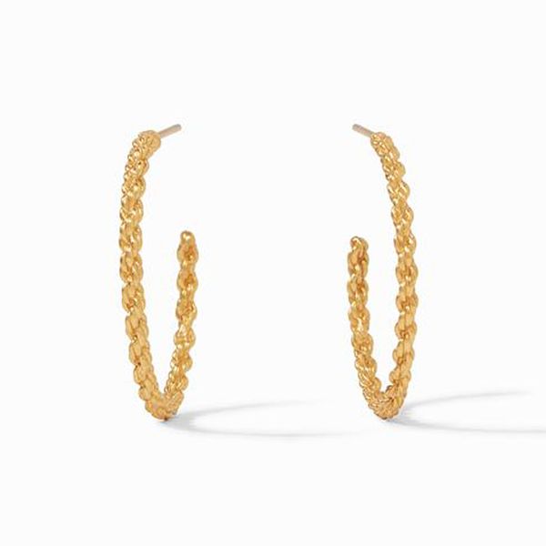 Julie Vos Cascade Large Hoop Earrings Meigs Jewelry Tahlequah, OK