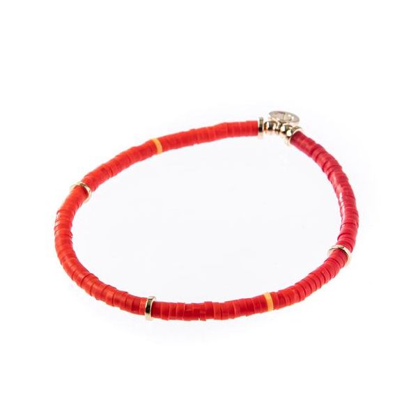 Caryn Lawn Seaside Red Skinny Bracelet Meigs Jewelry Tahlequah, OK