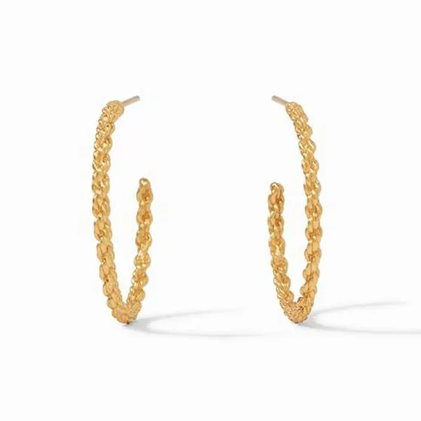 Julie Vos Cascade Medium Hoop Earrings Meigs Jewelry Tahlequah, OK