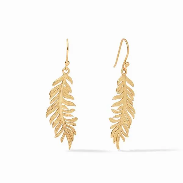 Julie Vos Fern Dangle Earrings Meigs Jewelry Tahlequah, OK