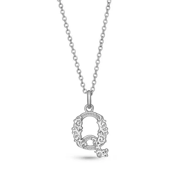 Sterling Silver Letter Q Necklace Meigs Jewelry Tahlequah, OK