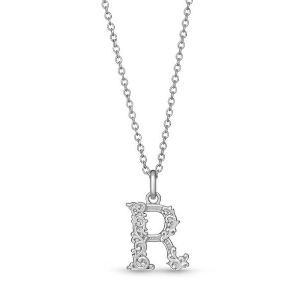 Sterling Silver Letter R Necklace Meigs Jewelry Tahlequah, OK