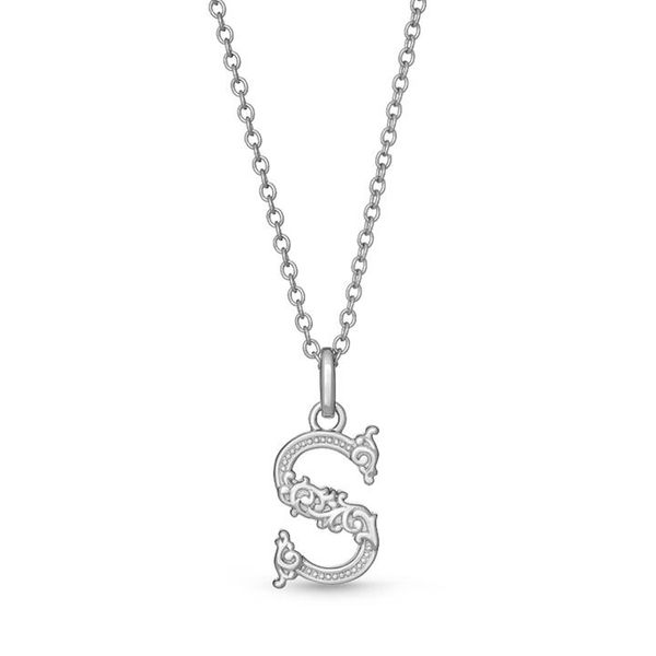 Sterling Silver Letter S Necklace Meigs Jewelry Tahlequah, OK