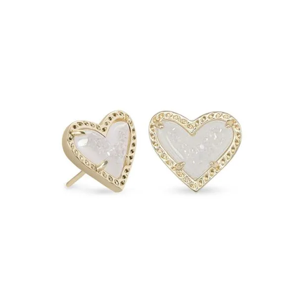 Kendra Scott Ari Heart Stud Earrings Meigs Jewelry Tahlequah, OK