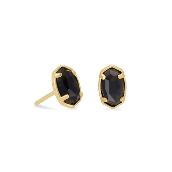 Kendra Scott Emilie Black Stud Earrings Meigs Jewelry Tahlequah, OK