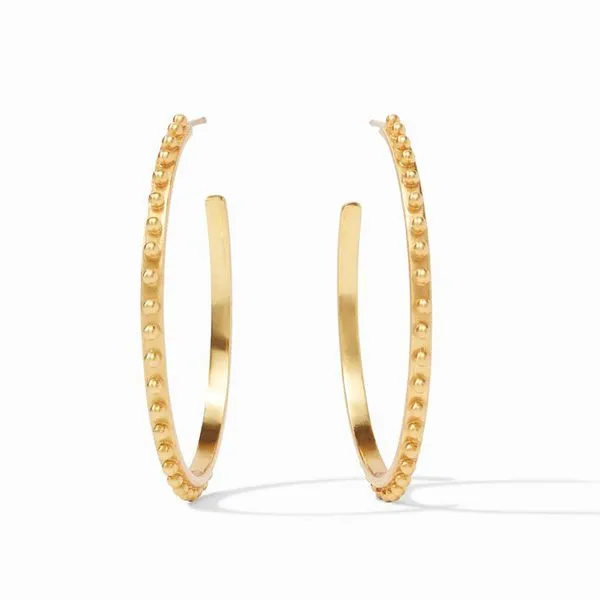 Julie Vos Goldtone SoHo Hoop Earrings Meigs Jewelry Tahlequah, OK