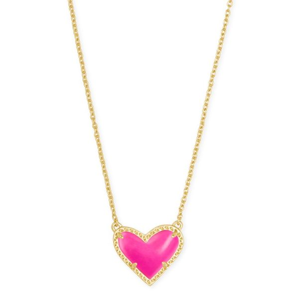 Kendra Scott Art Magenta Heart Necklace Meigs Jewelry Tahlequah, OK