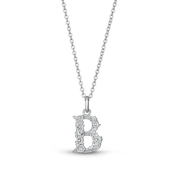 Sterling Silver Letter B Necklace Meigs Jewelry Tahlequah, OK
