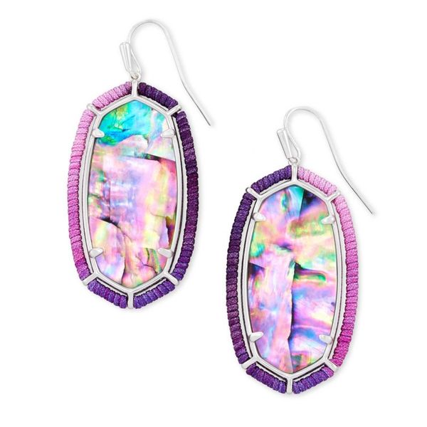 Kendra Scott Elle Lilac Abalone Theaded Earrings Meigs Jewelry Tahlequah, OK