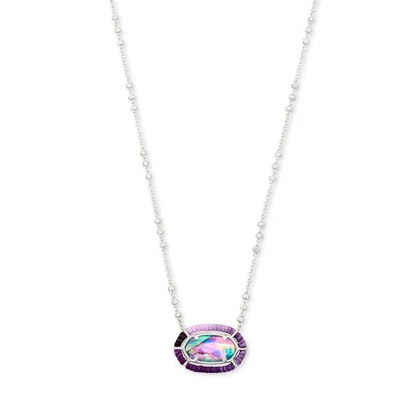Kendra Scott Elisa Lilac Abalone Threaded Necklace Meigs Jewelry Tahlequah, OK
