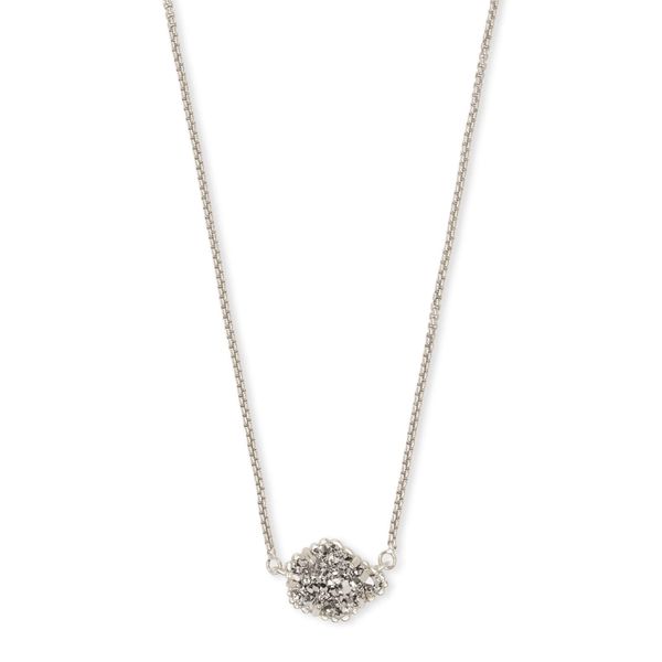 Kendra Scott Tess Platinum Drusy Necklace Meigs Jewelry Tahlequah, OK