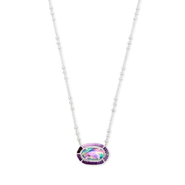 Kendra Scott Elisa Lilac Abalone Threaded Necklace Meigs Jewelry Tahlequah, OK