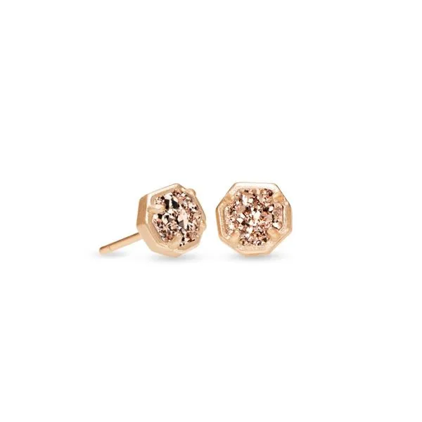 Kendra Scott Nola Rose Drusy Stud Earrings Meigs Jewelry Tahlequah, OK