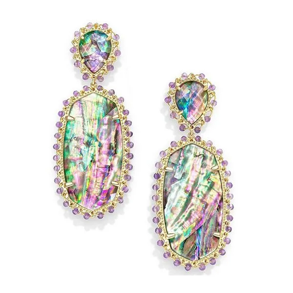 Kendra Scott Parsons Lilac Abalone Earrings Meigs Jewelry Tahlequah, OK