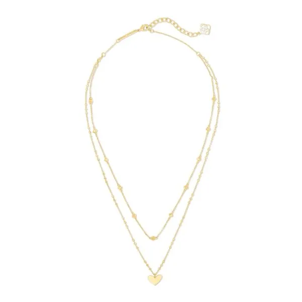Kendra Scott Ari Multi Strand Heart Necklace Meigs Jewelry Tahlequah, OK