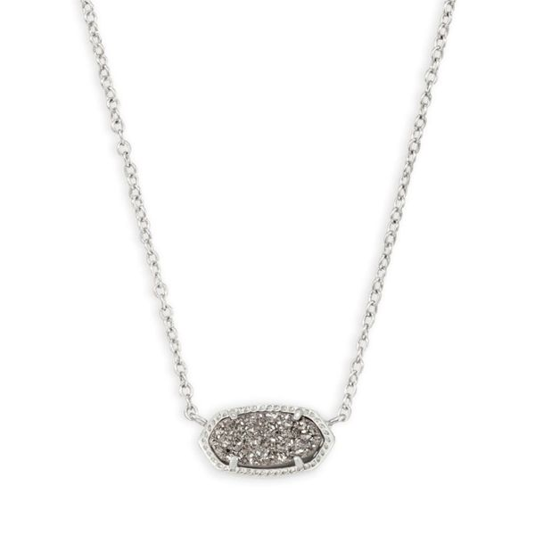 Kendra Scott Elisa Platinum Drusy Necklace Meigs Jewelry Tahlequah, OK