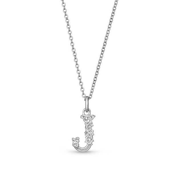 Sterling Silver Letter J Necklace Meigs Jewelry Tahlequah, OK