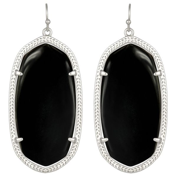 Kendra Scott Black Danielle Earrings Meigs Jewelry Tahlequah, OK