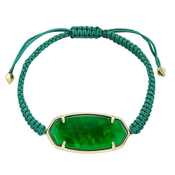 Kendra Scott Elle Emerald Green Friendship Bracelet Meigs Jewelry Tahlequah, OK