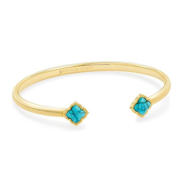 Kendra Scott Mallory Turquoise Cuff Bracelet Meigs Jewelry Tahlequah, OK