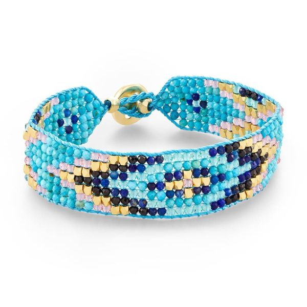 Kendra Scott Britt Beaded Blue Bracelet Meigs Jewelry Tahlequah, OK