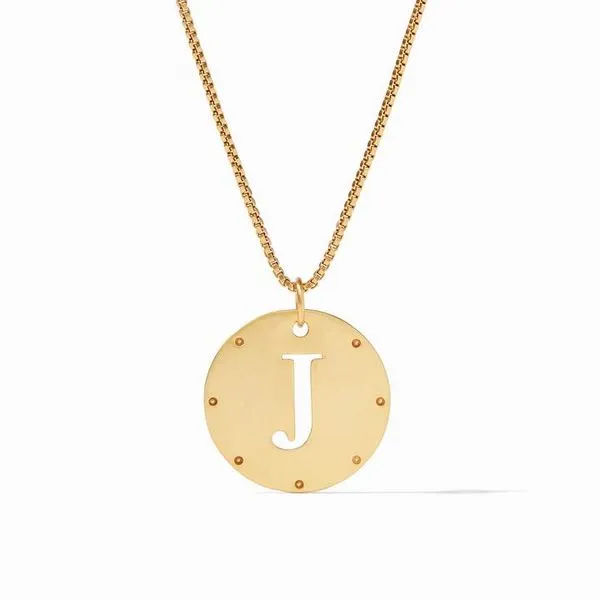 Julie Vos 'J' Monogram Necklace Meigs Jewelry Tahlequah, OK