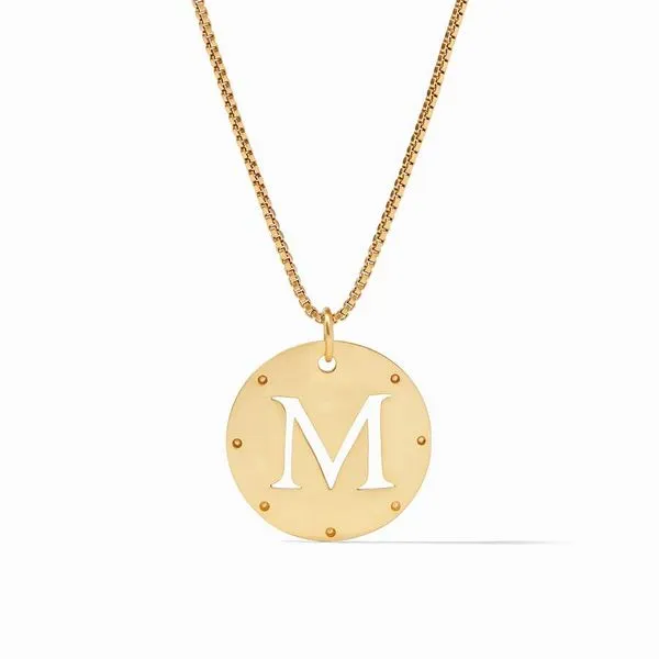 Julie Vos 'M' Monogram Necklace Meigs Jewelry Tahlequah, OK