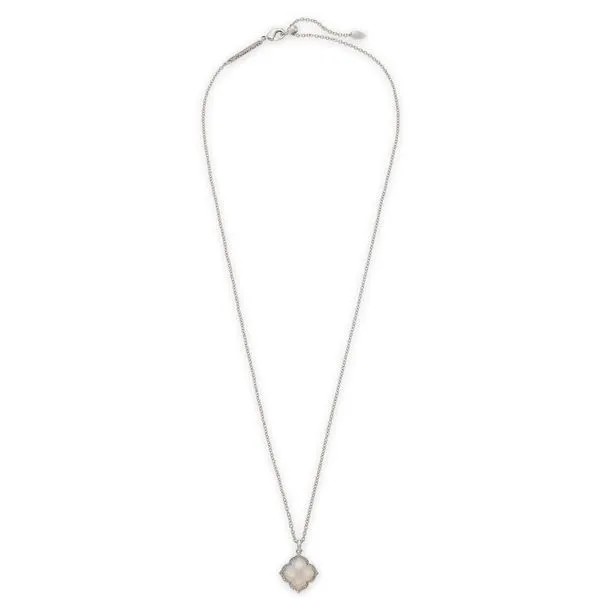 Kendra Scott Mallory Gray Agate Necklace Image 2 Meigs Jewelry Tahlequah, OK