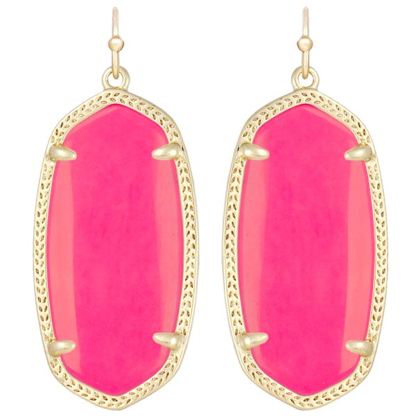 Kendra Scott Elle Neon Pink Earrings Meigs Jewelry Tahlequah, OK