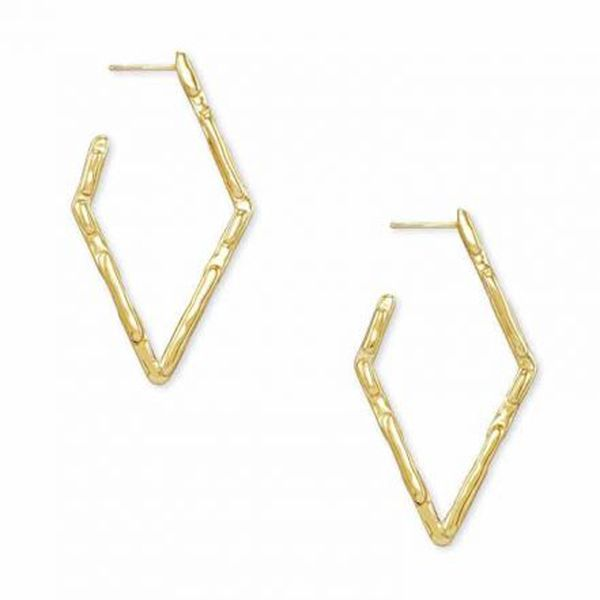 Kendra Scott Rylan Gold Hoop Earrings Meigs Jewelry Tahlequah, OK