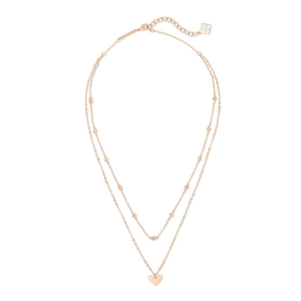 Kendra Scott Ari Multi Strand Heart Necklace Meigs Jewelry Tahlequah, OK