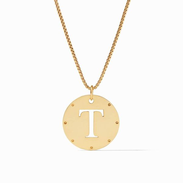 Julie Vos 'T' Monogram Necklace Meigs Jewelry Tahlequah, OK