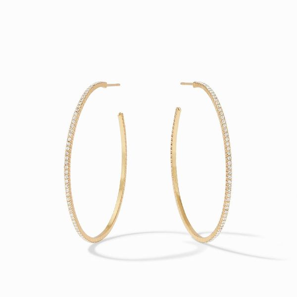 Julie Vos Crystal Windsor Hoop Earrings Meigs Jewelry Tahlequah, OK