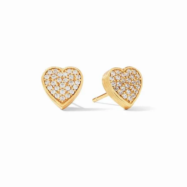 Julie Vos Heart Stud Earrings Meigs Jewelry Tahlequah, OK