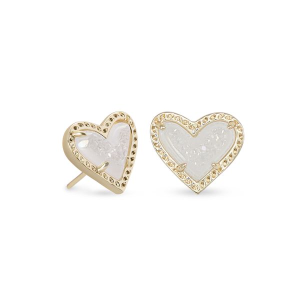 Kendra Scott Ari Heart Stud Earrings Meigs Jewelry Tahlequah, OK