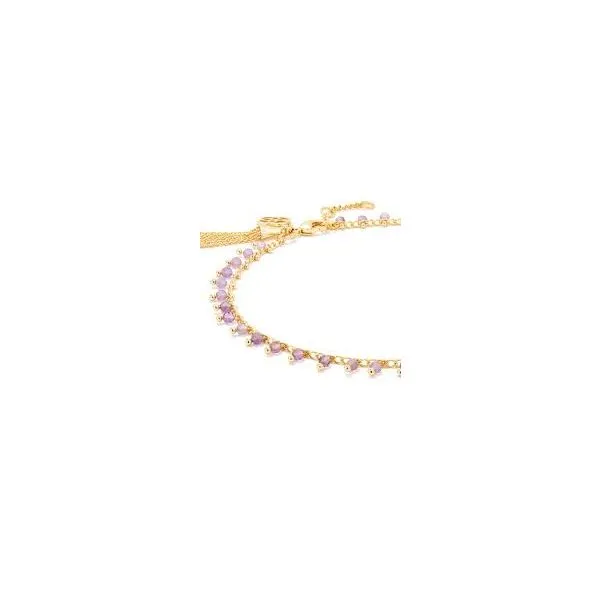 Kendra Scott Jenna Anklet Gold Purple Amethyst Meigs Jewelry Tahlequah, OK