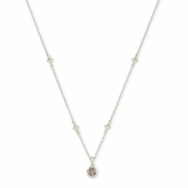 Kendra Scott Nola Platinum Drusy Necklace Meigs Jewelry Tahlequah, OK