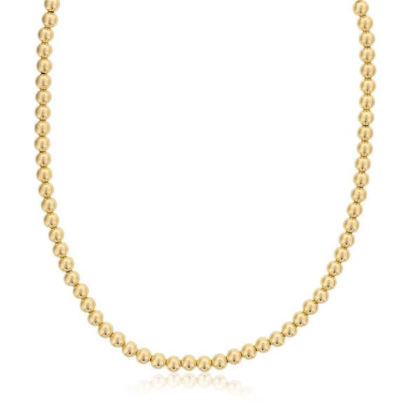 Dee Berkley Gold Beaded Necklace Meigs Jewelry Tahlequah, OK