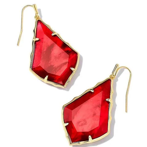 Kendra Scott Red Cranberry Earrings Meigs Jewelry Tahlequah, OK