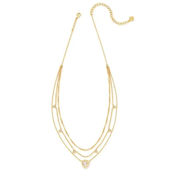 Kendra Scott Arden Multi Strand Crystal Necklace Image 2 Meigs Jewelry Tahlequah, OK