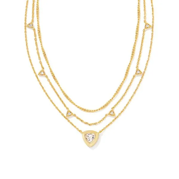 Kendra Scott Arden Multi Strand Crystal Necklace Meigs Jewelry Tahlequah, OK
