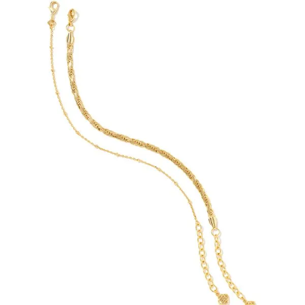 Kendra Scott Carson Set of 2 Chain Bracelet in Gold Plated Meigs Jewelry Tahlequah, OK