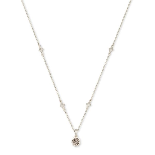 Kendra Scott Nola Platinum Drusy Necklace Meigs Jewelry Tahlequah, OK