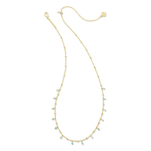 Camry Gold Beaded Strand Necklace in Amazonite Meigs Jewelry Tahlequah, OK
