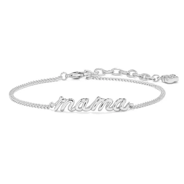 Kendra Scott Mama Script Bracelet in Silver Meigs Jewelry Tahlequah, OK