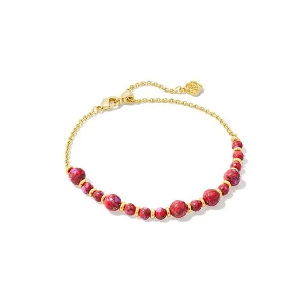 Kendra Scott Red Fuchsia Jovie Beaded Bracelet Meigs Jewelry Tahlequah, OK