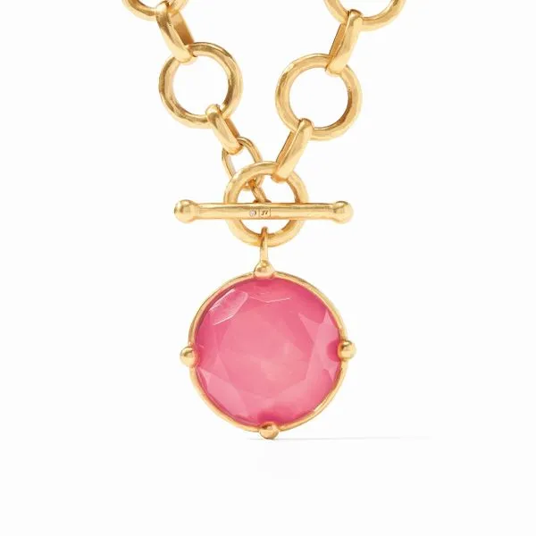Julie Vos Honeybee Statement Necklace in Peony Pink Meigs Jewelry Tahlequah, OK