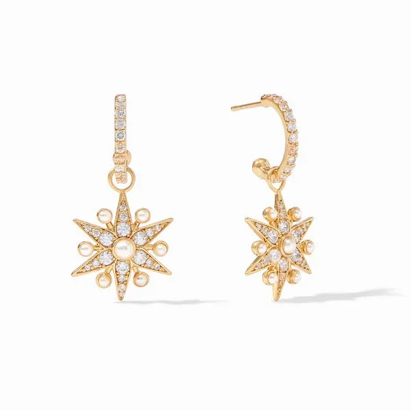 Julie Vos Pearl & CZ Celeste Earrings Meigs Jewelry Tahlequah, OK
